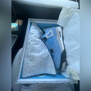 Jordan 4s University Blues, Size 10 Men